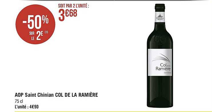 aop saint chinian col de la ramière