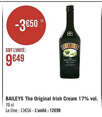 baileys the original irish cream 17% vol.