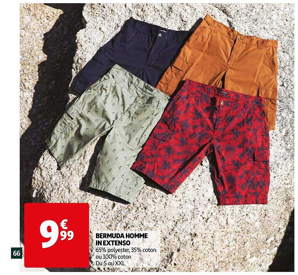 bermuda homme in extenso