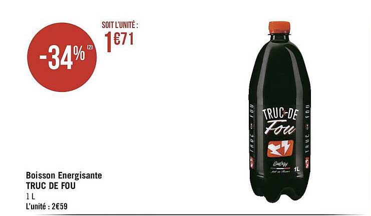 boisson énergisante truc de fou