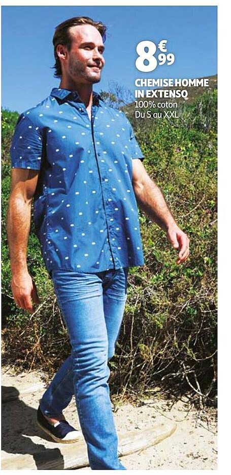 chemise homme in extenso
