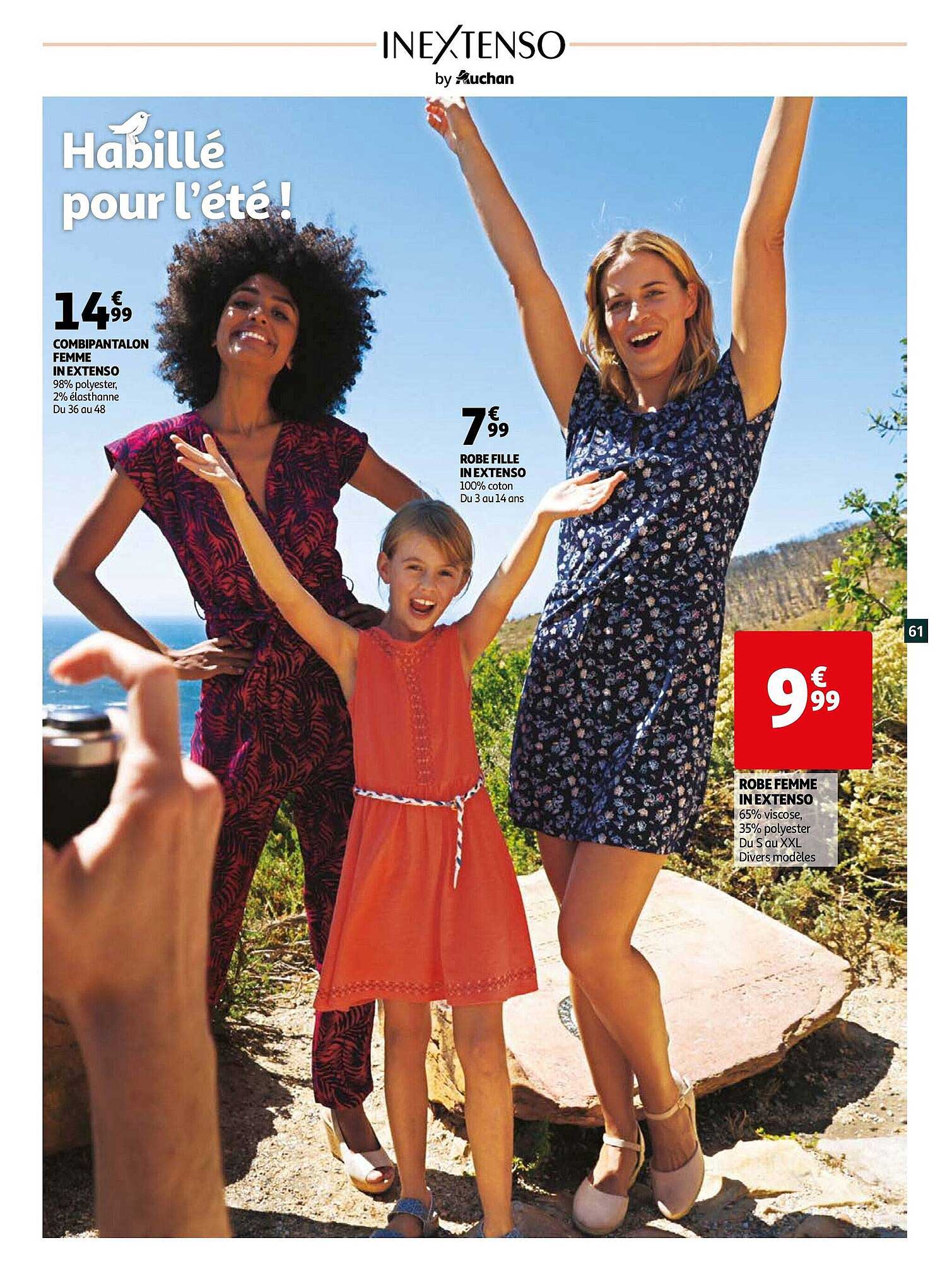 combipantalon femme in extenso, robe fille in extenso, robe femme in extenso