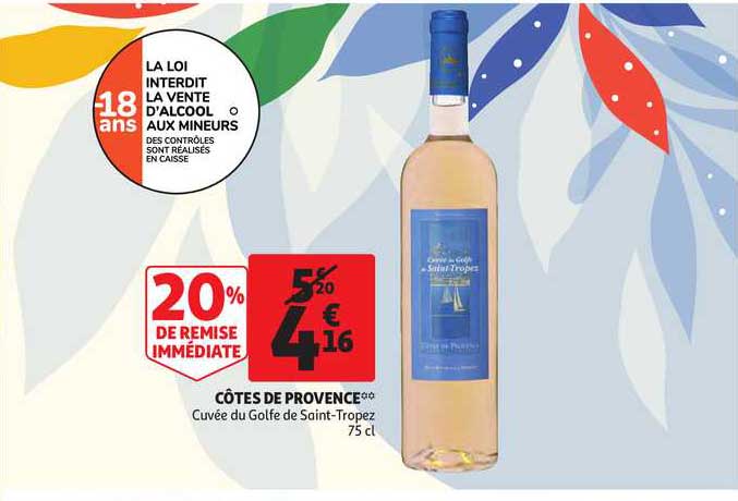 côtes de provence cuvée de golfe de saint-tropez
