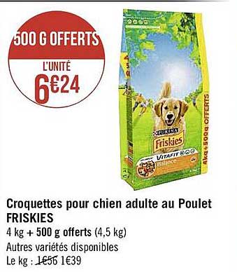 Croquettes Pour Chien Adulte Au Poulet Friskies