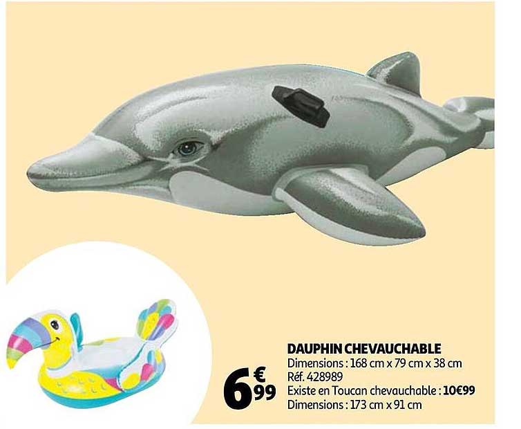 dauphin chevauchable