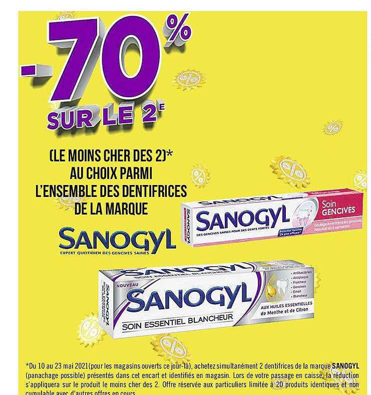 Dentifrices De La Marque Sanogyl