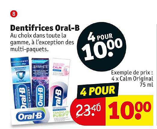 dentifrices oral-b
