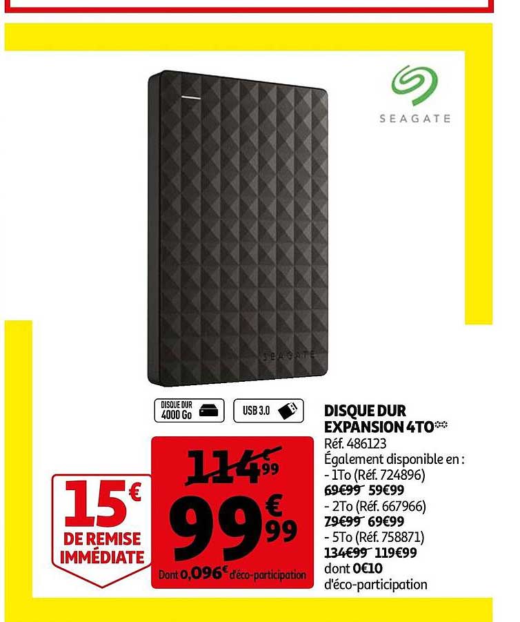 disque dur expansion 4to seagate