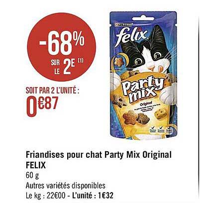 Friandises Pour Chat Party Mix Original Felix