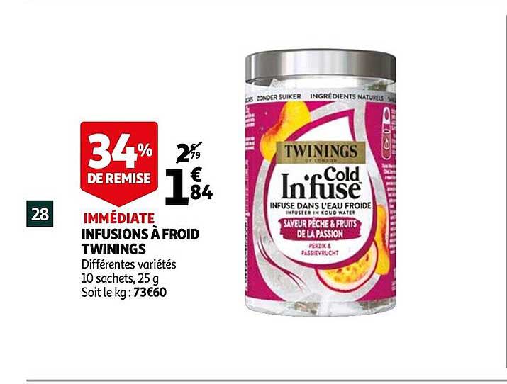 Infusions à Froid Twinings
