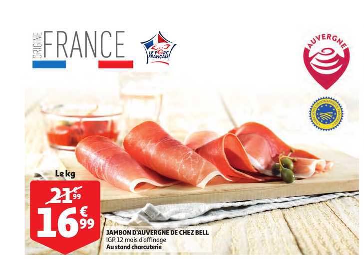 jambon d'auvergne de chez bell