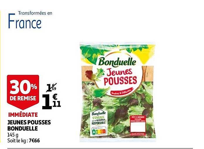 jeunes pousses bonduelle