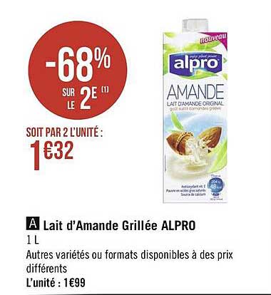Lait D'amande Grillée Alpro