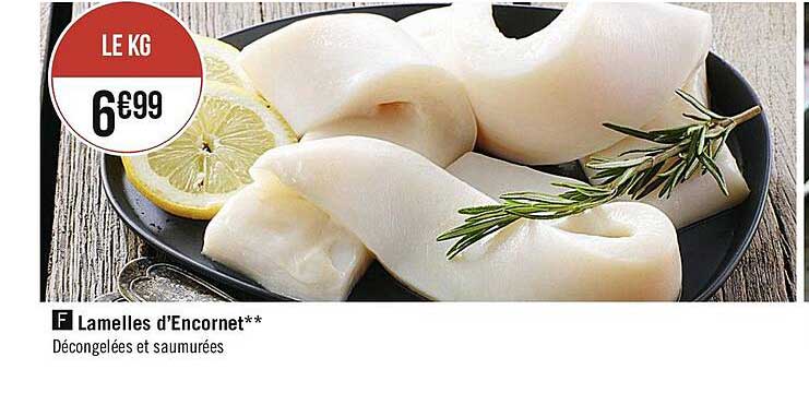 lamelles d'encornet