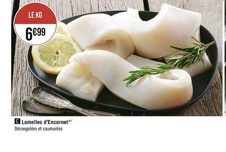 lamelles d'encornet