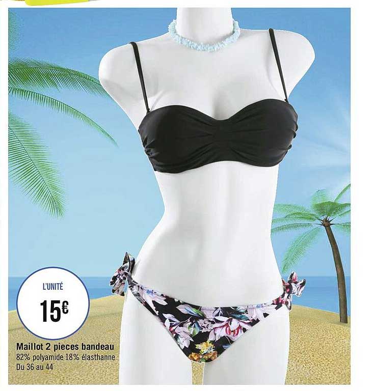 Maillot 2 Pièces Bandeau
