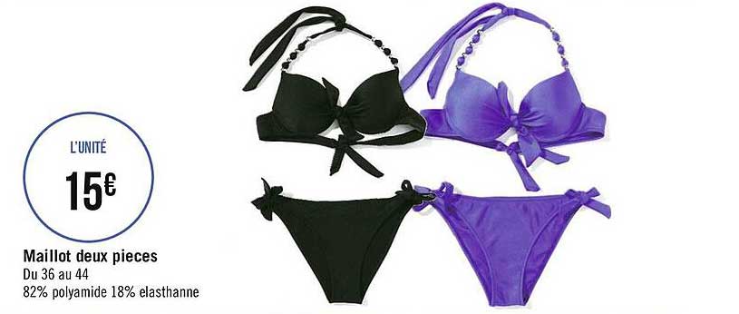 maillot deux pièces