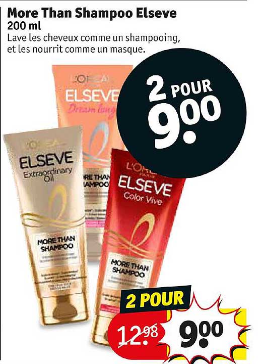 more than shampoo elsève