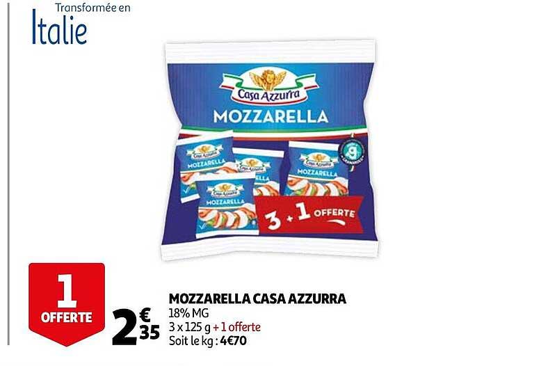 mozzarella casa azzurra