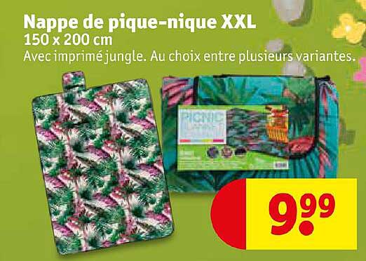 nappe de pique-nique xxl