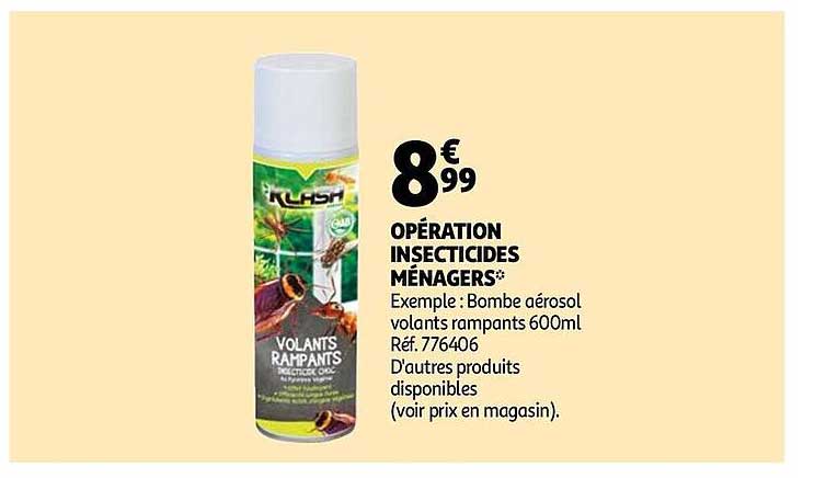 Opération Insecticides Ménagers