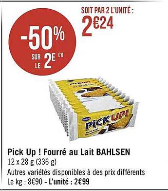 pick up ! fourré au lait bahlsen