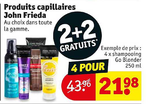 produits capillaires john frieda