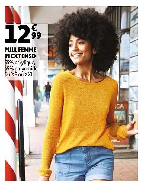 pull femme in extenso