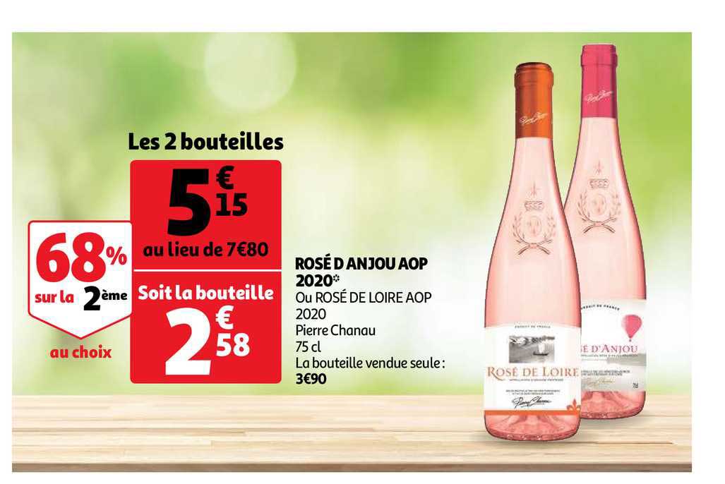 Rosé D'anjou Aop 2020 Ou Rosé De Loire Aop 2020 Pierre Chanau