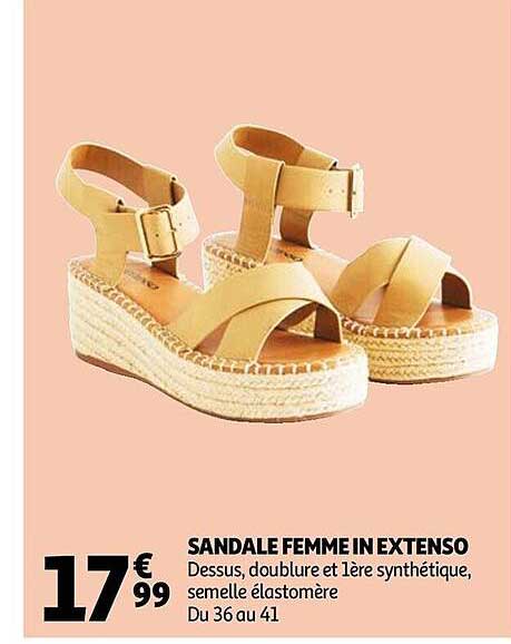 sandale femme in extenso