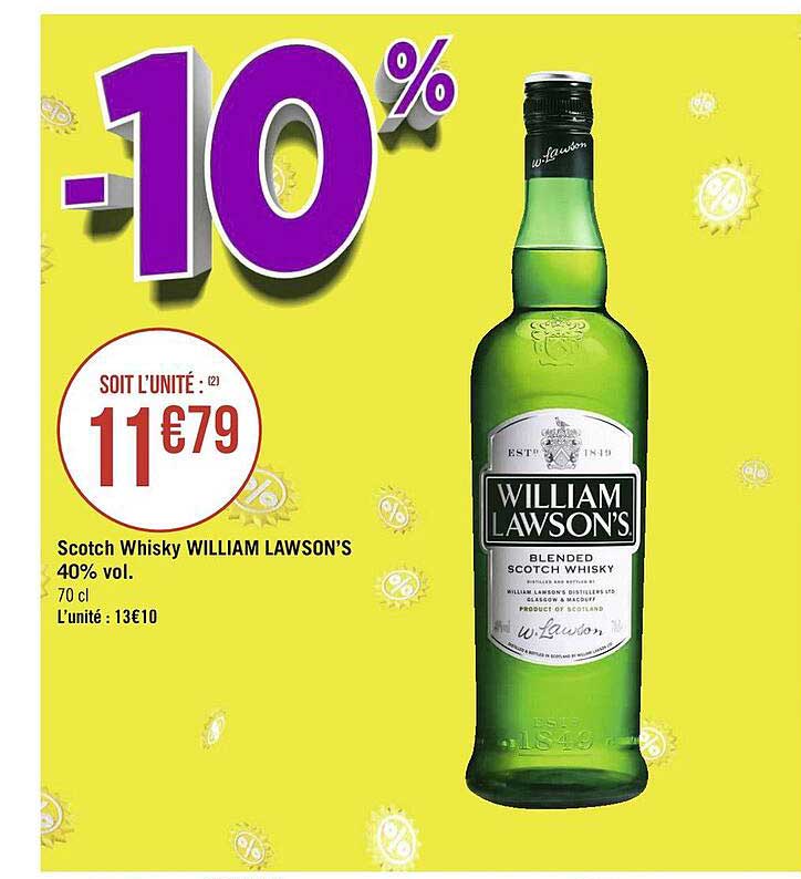 scotch whisky william lawson's 40% vol.