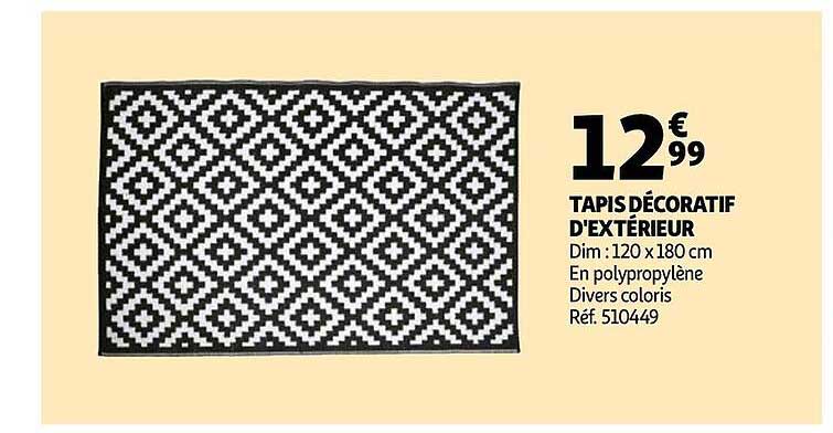 tapis décoratif d'extérieur