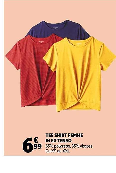 tee shirt femme in extenso