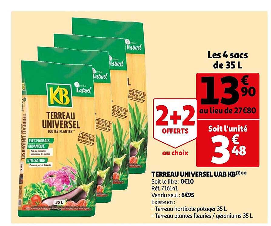 terreau universel uab kb