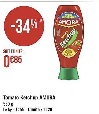 tomato ketchup amora