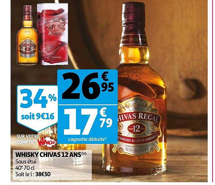 whisky chivas 12 ans