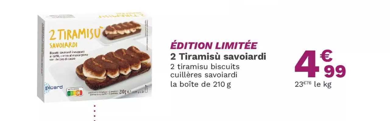 2 Tiramisu Savoiardi