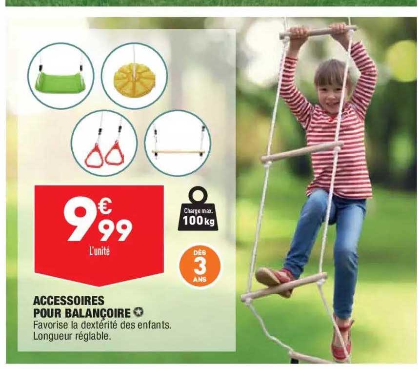accessoires pour balançoire