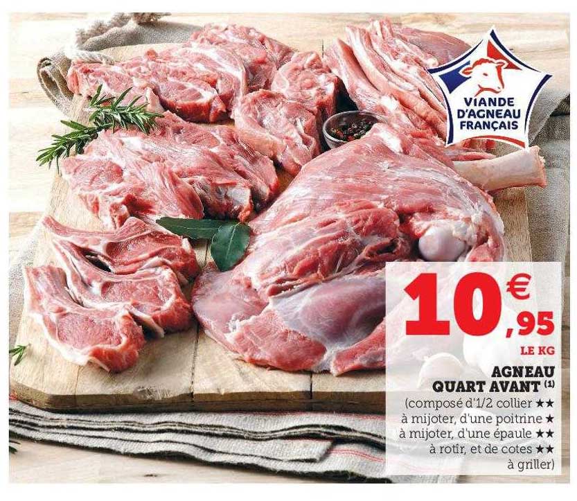 agneau quart avant