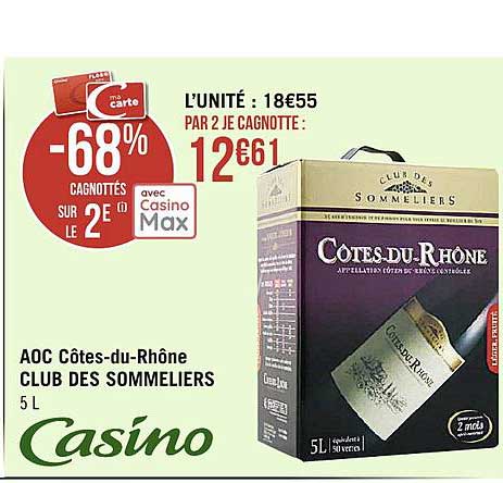 aoc côtes-du-rhône club des sommeliers