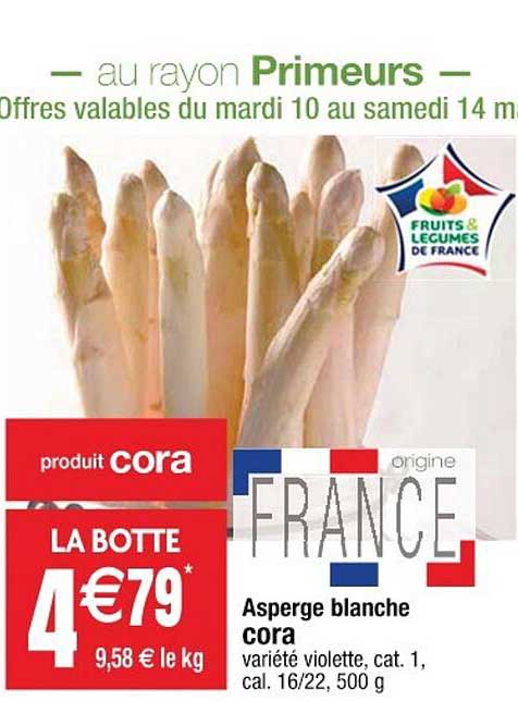 asperge blanche cora