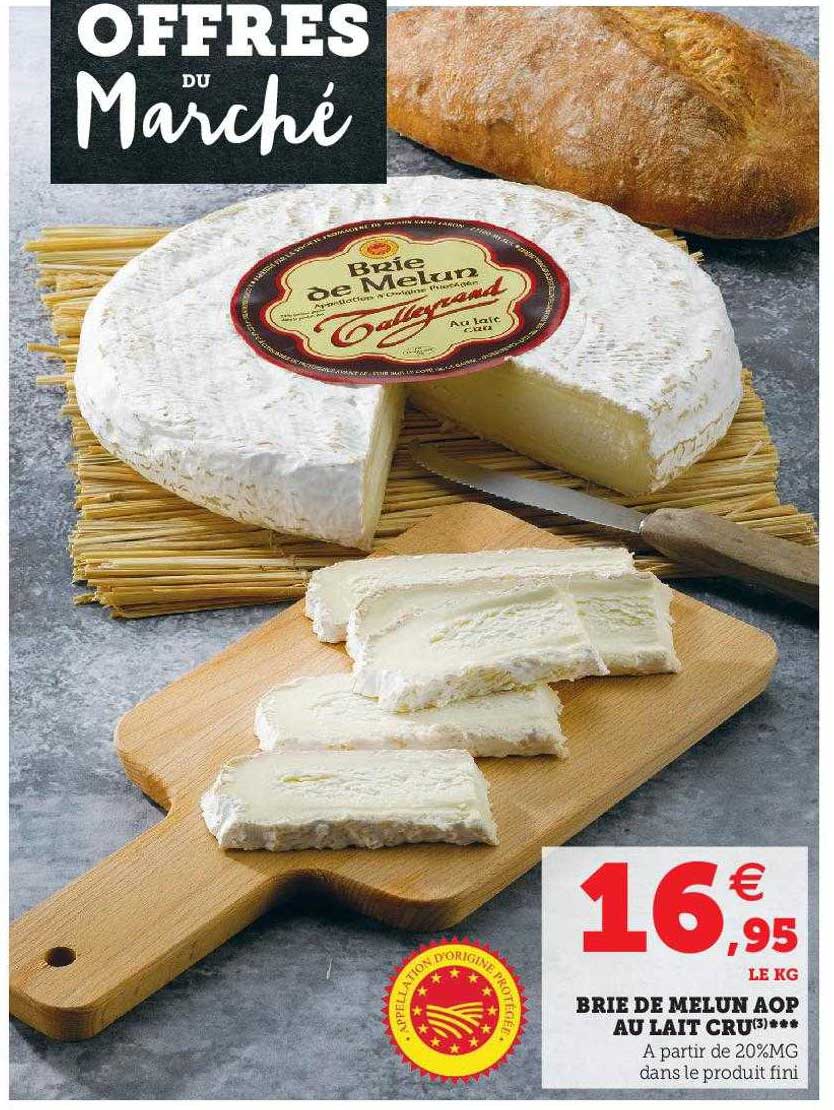 brie de melun aop au lait cru
