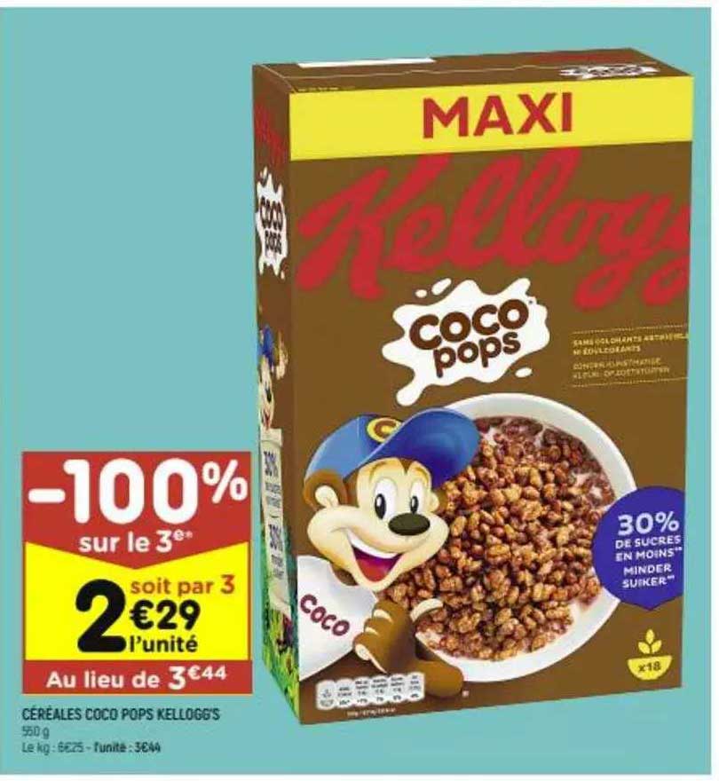 céréales coco pops kellogg's