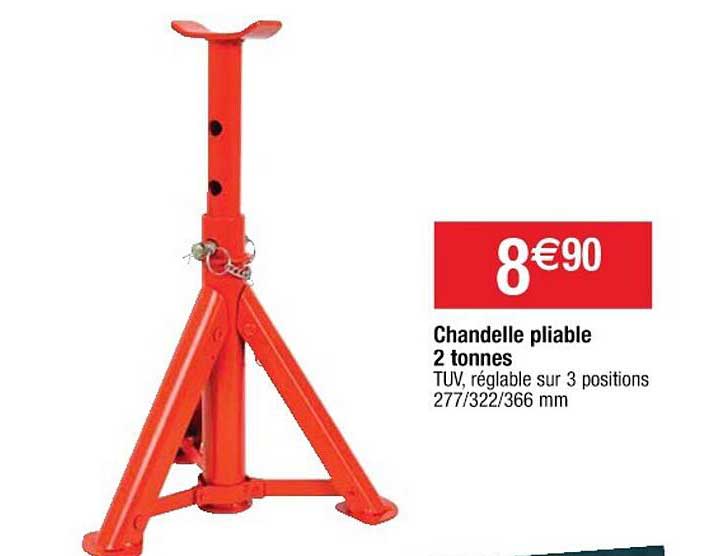 chandelle pliable 2 tonnes