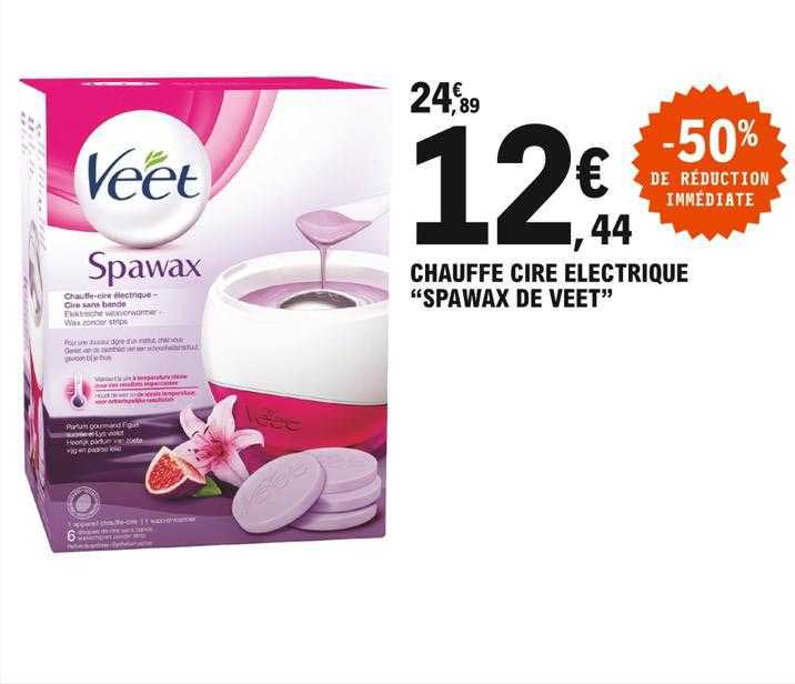 chauffe cire électrique "spawax de veet"