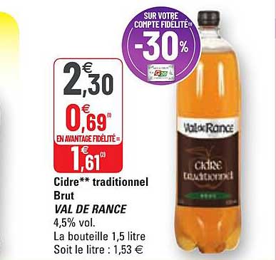 cidre traditionnel brut val de rance