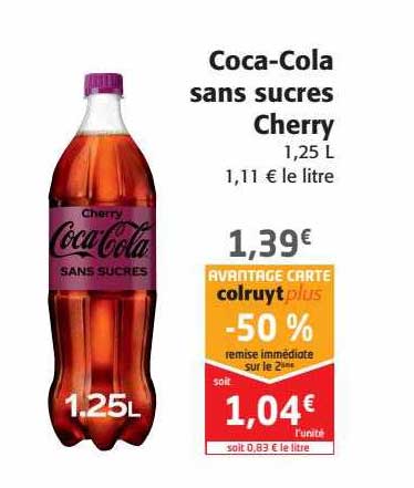 Coca-cola Sans Sucres Cherry