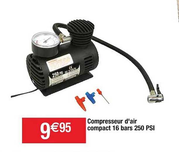 Compresseur D'air Compact 16 Bars 250 Psi