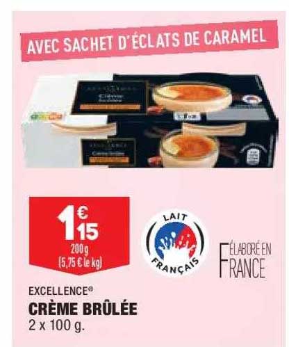 crème brûlée excellence