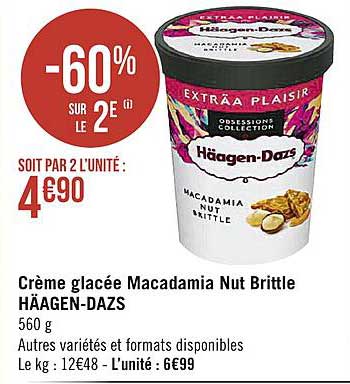 crème glacée macadamia nut brittle häagen-dazs